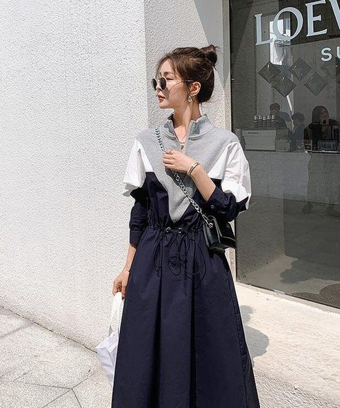 Drawstring Dress